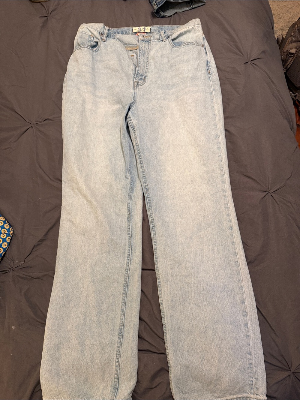 We The Free Light Wash Straight-Leg Women's Jeans